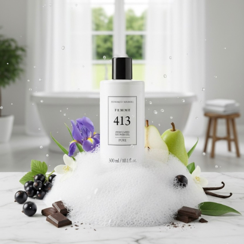 kvapusis prausimosi gelis moterims pure 413